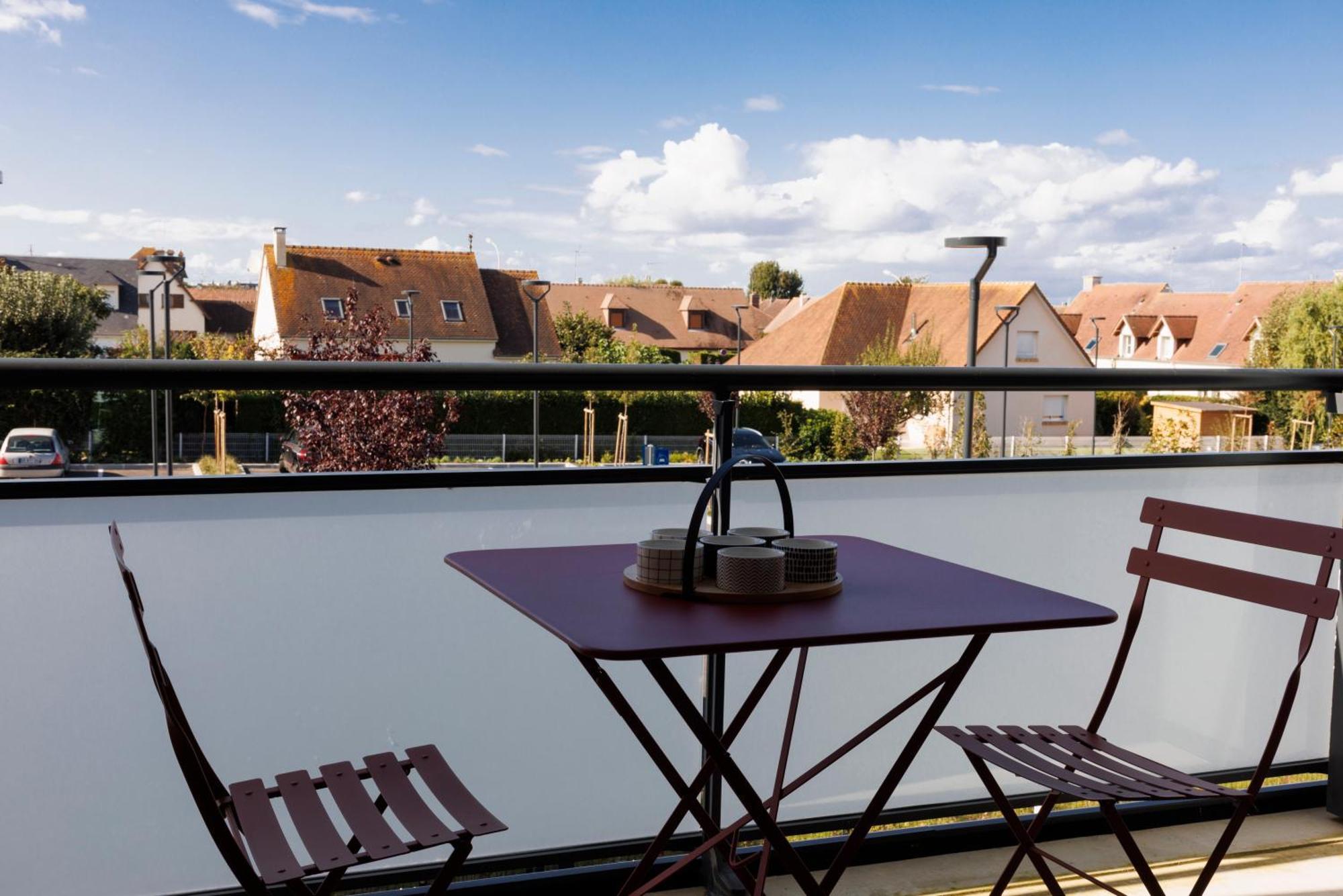 Les Boreales - Appart'Hotel & Restaurant Villers-sur-Mer Kültér fotó