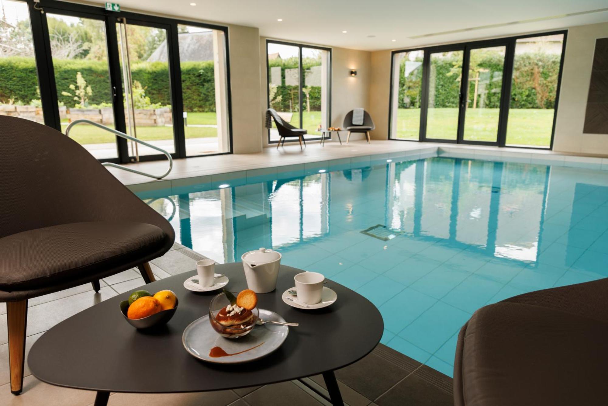 Les Boreales - Appart'Hotel & Restaurant Villers-sur-Mer Kültér fotó