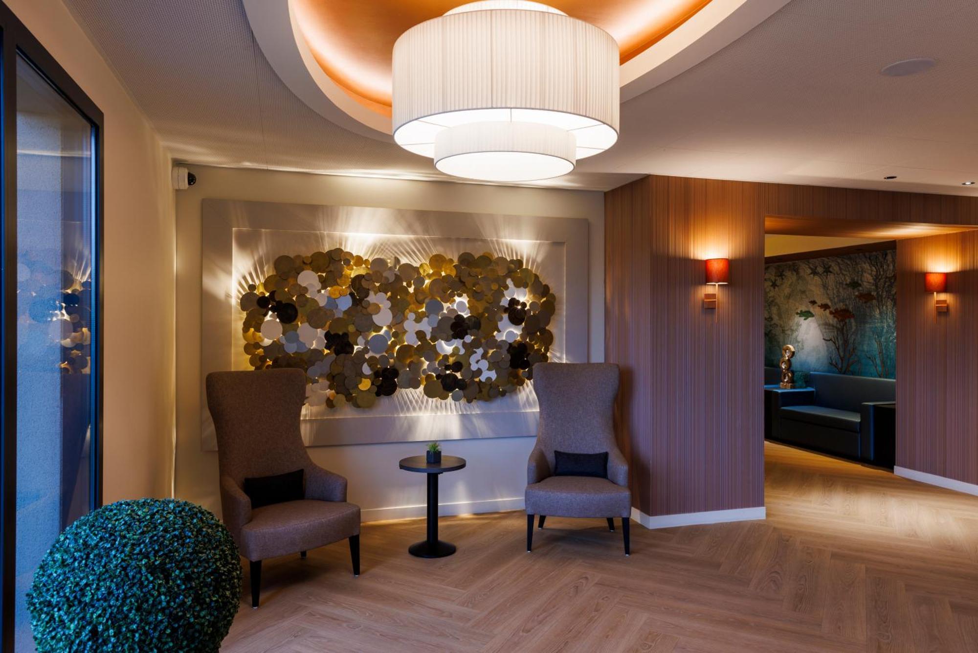 Les Boreales - Appart'Hotel & Restaurant Villers-sur-Mer Kültér fotó