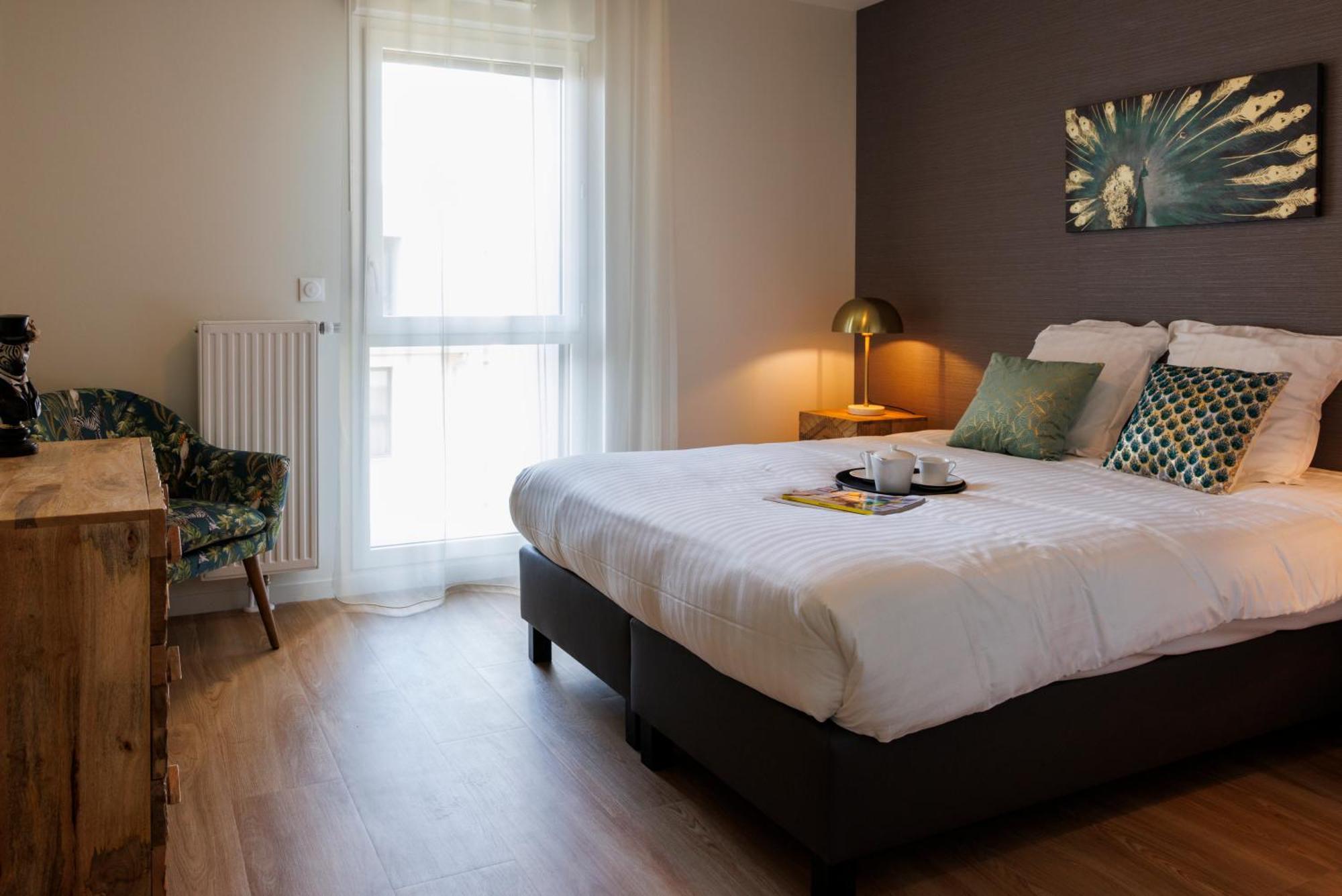 Les Boreales - Appart'Hotel & Restaurant Villers-sur-Mer Kültér fotó