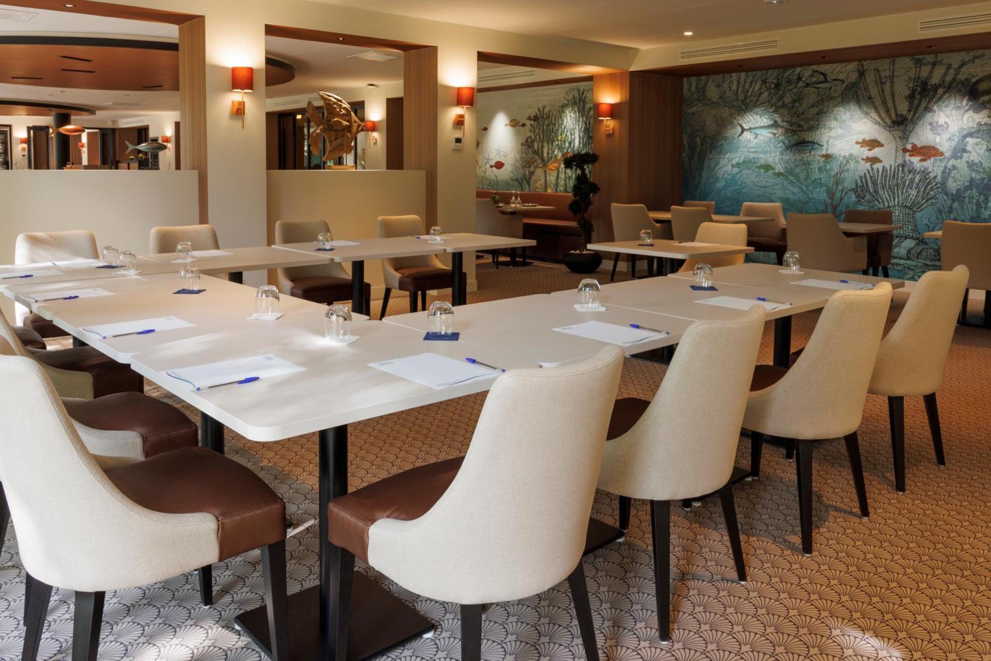 Les Boreales - Appart'Hotel & Restaurant Villers-sur-Mer Kültér fotó